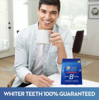Отбеливающие полоски для зубов Crest 3D White Glamorous Whitestrips 14 упаковок, 28 полосок & Отбеливающая эмульсия Сrest Whitening Emulsions 10 g