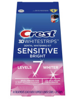 Отбеливающие полоски для чувствительных зубов Crest 3D Whitestrips Sensitive Bright 14 пар
