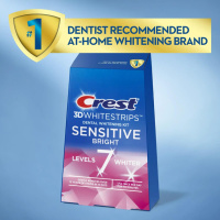 Отбеливающие полоски для чувствительных зубов Crest 3D Whitestrips Sensitive Bright 14 пар