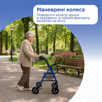 Ходунки на колесах Doctor Life (роллатор) 11770 (Украина)