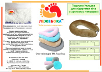Подушка-укладання Лежебока для дітей з ДЦП (200х23 см)