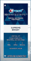 Отбеливающие полоски Crest для зубов Supreme Bright Flex Fit (1 шт.)