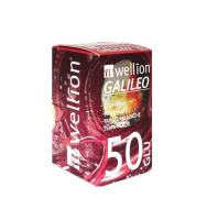 Тест смужки Wellion для тестування рівня глюкози в крові Galileo, 50 од.