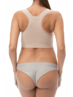 Бюстгальтер-топ RelaxMaternity для кормления на широких бретелях пудровый