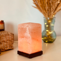 Соляний світильник Saltlamp 'Прямокутник' (3 кг)