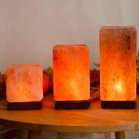 Соляний світильник Saltlamp 'Прямокутник' (3 кг)