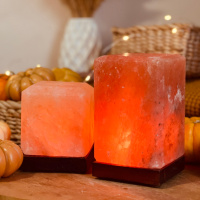 Соляний світильник Saltlamp 'Прямокутник' (3 кг)