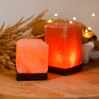 Соляний світильник Saltlamp 'Прямокутник' (3 кг)