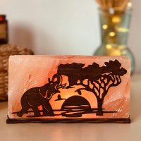 Соляной светильник Saltlamp 'Африка' 2 кг