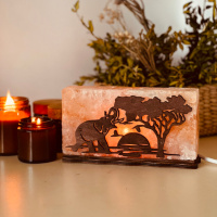 Соляной светильник Saltlamp 'Африка' 2 кг