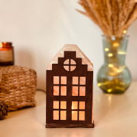 Соляной светильник Saltlamp «Дом №2» 1,5 кг