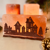 Соляной светильник Saltlamp «Домики» 2 кг
