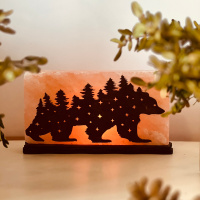 Соляний світильник Saltlamp «Ведмідь» 2 кг