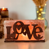 Соляной светильник Saltlamp «Любовь» 2 кг