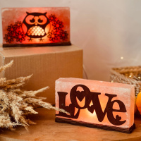 Соляной светильник Saltlamp «Любовь» 2 кг