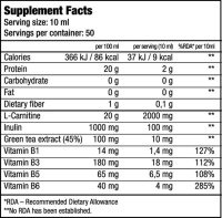Жироспалювач Biotech L-Carnitine 100 000 Liquid Cherry 500 мл, 50 капсул