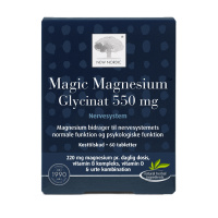 Магній гліцинат New Nordic 550 mg., 60 табл. 