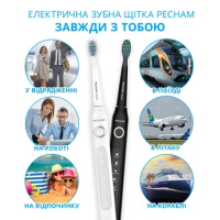 Набор электрических зубных щеток PECHAM Black and White Travel Set PC-084 (Украина)