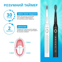 Набор электрических зубных щеток PECHAM Black and White Travel Set PC-084 (Украина)
