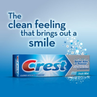 Отбеливающая зубная паста Crest Baking Soda Peroxide Whitening 161 g