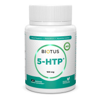 5-HTP (5-гідрокситриптофан) Biotus 5-HTP капсули по 100 мг, 60 шт.