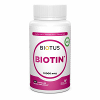 Біотин Biotus Biotin капсули по 10000 мкг, 100 шт.