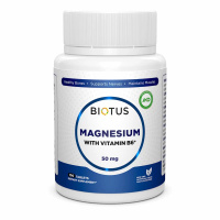 Магній і вітамін В6 Biotus Magnesium with Vitamin B6 таблетки, 100 шт.