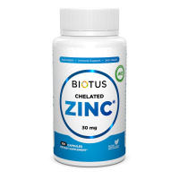 Хелатний цинк Biotus Chelated Zinc капсули по 30 мг, 100 шт.