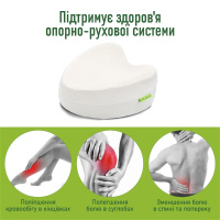 Ортопедическая подушка Elite Decor для ног и колен PMF 008 250х200х120