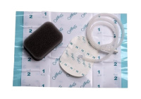 Комплект для вакуумної терапiї ран зi срiблом малий: пов'язка 110x80x30 мм та аксесуари