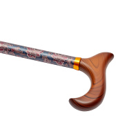 Регульована тростина Garcia 408 зелена з малюнком 'пейслі' (Іспанія)