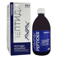 Пептиды коллагена Powerfood со вкусом маракуи с подсластителем 500 мл (Украина)