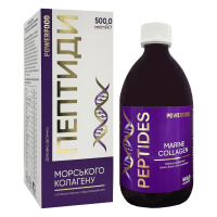 Пептиды морского коллагена Powerfood со вкусом лимона с подсластителем 500 мл (Україна)