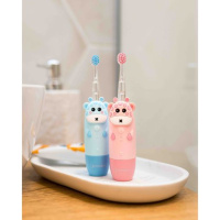 Дитяча звукова зубна щітка Nordics CA910 Giraffe, жовта (Болгарія)