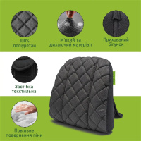 Автомобильный подголовник Elite Decor AMF 004-3 225х245х60 из экокожи (Украина)
