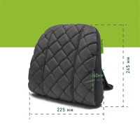 Автомобильный подголовник Elite Decor AMF 004-3 225х245х60 из экокожи (Украина)
