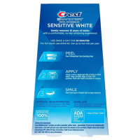 Отбеливающие полоски Crest для чувствительных зубов 18 пар (3D Whitestrips Sensitive) (США)