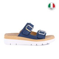 Женские анатомические шлепанцы Grunland Moll Jeans CE0241 (Италия)