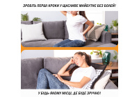 Массажный коврик игольчатый Easyfit с подушкой аппликатор Кузнецова (Украина)