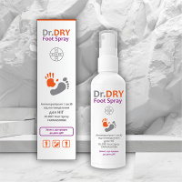 Антиперспирант для ног Farmasorbe Dr.Dry Foot Spray, 100мл (Украина)