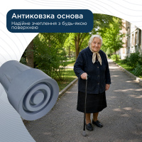 Наконечник для тростей, костылей, ходунков Doctor Life 10030/2/GR 19мм (Украина)