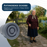 Наконечник для тростей, костылей, ходунков Doctor Life 10037/2/GR 16мм (Украина)