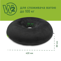 Ортопедическая подушка-кольцо для сидения Elite Decor PMF 010-2 (Украина)