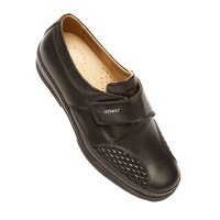 Анатомические женские туфли Orthovita 1850, черные (Турция)