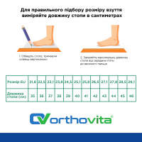 Анатомические женские туфли Orthovita 1850, черные (Турция)