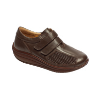 Анатомические женские туфли Orthovita 1886, тёмно-коричневые (Турция)