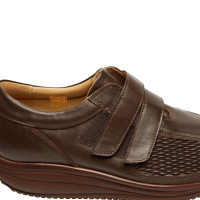 Анатомические женские туфли Orthovita 1886, тёмно-коричневые (Турция)