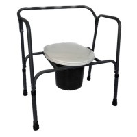 Складной регулируемый туалетный стул PMED-102 для пожилых людей и людей с ограниченными возможностями (Украина)