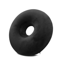 Ортопедическая сидячая подушка-кольцо Elite Decor Comfort Trip PMF 010-3, чёрная (Украина)