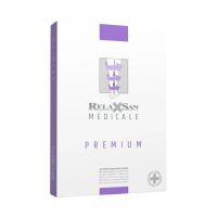 Медицинские компрессионные гольфы Relaxsan Premium 2 класс, с открытым носком, бежевые, M2650A (Италия)